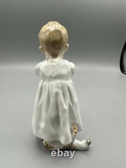 Meissen Julis Hentschel's Children Boy Tea Bowl & Toy Horse Figurine