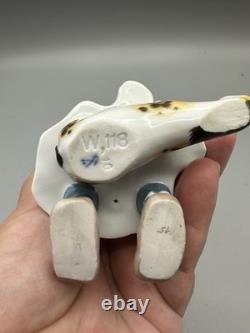 Meissen Julis Hentschel's Children Boy Tea Bowl & Toy Horse Figurine