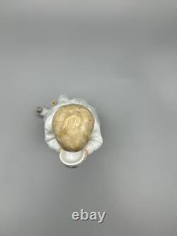 Meissen Julis Hentschel's Children Boy Tea Bowl & Toy Horse Figurine