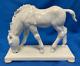 Meissen Porcelain Blanc De Chine Grazing Horse