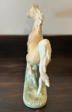Mid-Century Goldcrest Palomino Fine China Horse Figurine Sculpture 1155-2 11.75