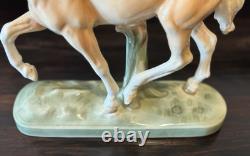 Mid-Century Goldcrest Palomino Fine China Horse Figurine Sculpture 1155-2 11.75