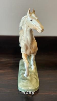 Mid-Century Goldcrest Palomino Fine China Horse Figurine Sculpture 1155-2 11.75