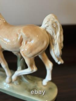 Mid-Century Goldcrest Palomino Fine China Horse Figurine Sculpture 1155-2 11.75