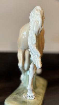 Mid-Century Goldcrest Palomino Fine China Horse Figurine Sculpture 1155-2 11.75