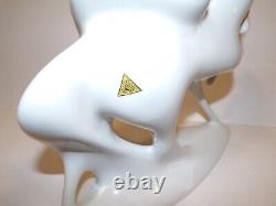 Modernist Lady Godiva Royal Dux White Porcelain Nude Woman on Horse 685 MCM