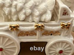 NEW Lenox MISTLETOE PARK Village FARM WAGON & HORSE Figurine # 894892 NIB
