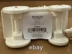 NEW Lenox MISTLETOE PARK Village FARM WAGON & HORSE Figurine # 894892 NIB