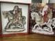 Nos. Fitz & Floyd Damask Holiday Santa On Horse Extra-large Figurine 16 1/2'