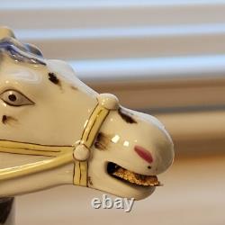 Nelson Rockefeller Collection Mottahedeh Chinese Export Porcelain Horses Chi en