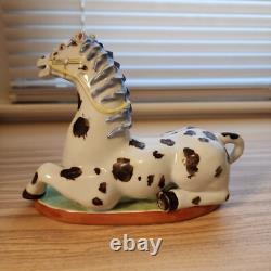 Nelson Rockefeller Collection Mottahedeh Chinese Export Porcelain Horses Chi en