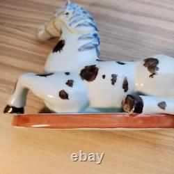 Nelson Rockefeller Collection Mottahedeh Chinese Export Porcelain Horses Chi en
