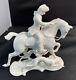 Nice Nymphenburg Porcelain Horse Rider Dogs Figurine Figure Porzellan Figure