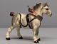 Nice Old Monrovia Hagen Renaker White Draft Horse In Harness