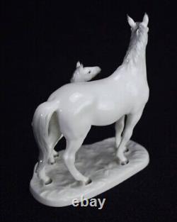 Noritake Figurine Horses Mother and Baby Vintage Porcelain Studio Collection