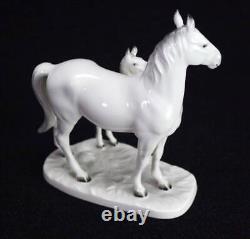 Noritake Figurine Horses Mother and Baby Vintage Porcelain Studio Collection