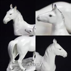 Noritake Figurine Horses Mother and Baby Vintage Porcelain Studio Collection