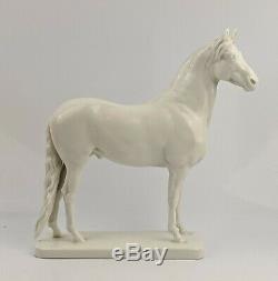 Nymphenburg German Porcelain Figure of a Horse Blanc De Chine Antique Old 8.5
