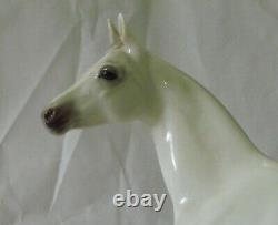 Nymphenburg Germany Porcelain Arabian Horse Figurine