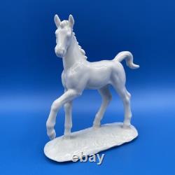 Nymphenburg Germany Porcelain Figurine Of A Prancing Horse Foal #787, Pre 1975