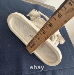 Nymphenburg Horse Group Porcelain Figure Baby and a Mother