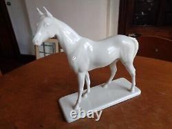 Nymphenburg Porcelain Germany White Horse Figurine