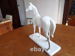 Nymphenburg Porcelain Germany White Horse Figurine