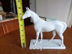 Nymphenburg Porcelain Germany White Horse Figurine