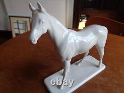 Nymphenburg Porcelain Germany White Horse Figurine