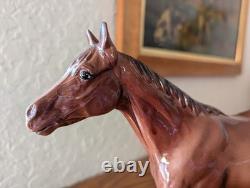 OOAK Custom-Glazed Black Horse Ranch China Appaloosa Model Horse by Karen Grimm