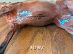 OOAK Custom-Glazed Black Horse Ranch China Appaloosa Model Horse by Karen Grimm