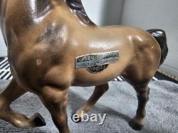 Old Hagen Renaker Thunder Morgan Glossy Horse Repaired Lot#2025 Monrovia