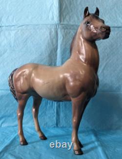 Old Monrovia Hagen Renaker Rose Gray Arabian Stallion Amir with Original $3 Price