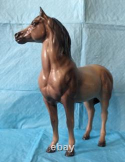 Old Monrovia Hagen Renaker Rose Gray Arabian Stallion Amir with Original $3 Price