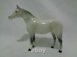 Orig Beswick England Glossy Dapple Grey Small Thoroughbred Horse Stallion