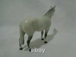 Orig Beswick England Glossy Dapple Grey Small Thoroughbred Horse Stallion