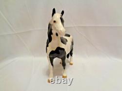 Original Beswick England Black Piebald Pinto Pony Horse Porcelain