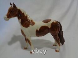 Original Beswick England Brown Skewbald Pinto Pony Horse Porcelain v2