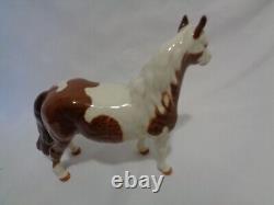 Original Beswick England Brown Skewbald Pinto Pony Horse Porcelain v2