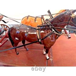 Overland Stage Coach with 2 Beswick Horses Handcrafted by John L. Black