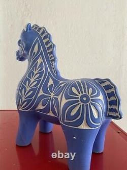Pablo Zabal Chile Ceramic Porcelain Horse Figurine Pottery Designer Art Decor