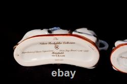 Pair Mottahedeh Nelson Rockefeller Chinese Export Horse Figurines Ch'ien Lung