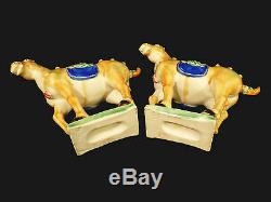Pair Of Vintage Chinese Porcelain Decorative Horses