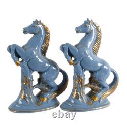 Pair of 60's Porcelain Horses Figurines