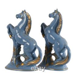 Pair of 60's Porcelain Horses Figurines