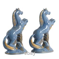 Pair of 60's Porcelain Horses Figurines