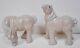Pair Of Kay Finch Of California Percheron Ceramic Horses