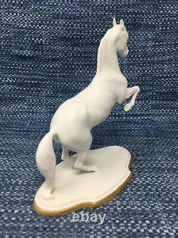 Pamela Du Boulay Porcelain Horse Levade Spanish Riding School Franklin Mint