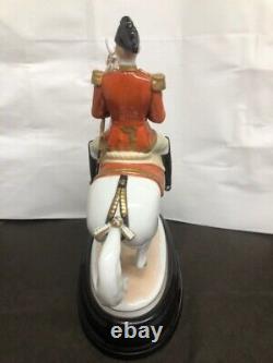 Pirouette Augarten Vienna Spanish Porcelain Horse And Rider School Lipizzaner