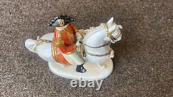 Pirouette Augarten Vienna Spanish Porcelain Horse And Rider School Lipizzaner